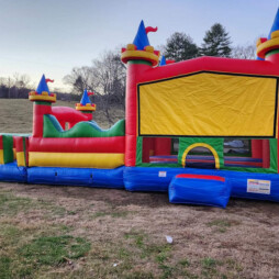 Circus Obstacle Bounce House Combo