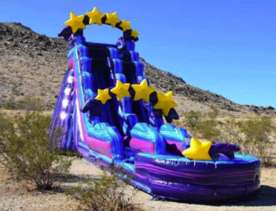 Galaxy 19 ft Water Slide with attached Pool